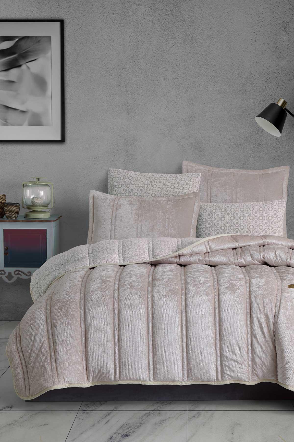Fancy Comfort Set Modern Uyku Seti Çift Kişilik Ekru - Elart Home