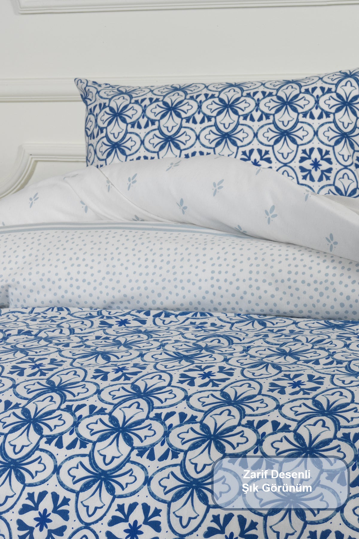 ELART Lena Nevresim Takımı Çift Kişilik Lastikli Çarşaf (200x220 cm)