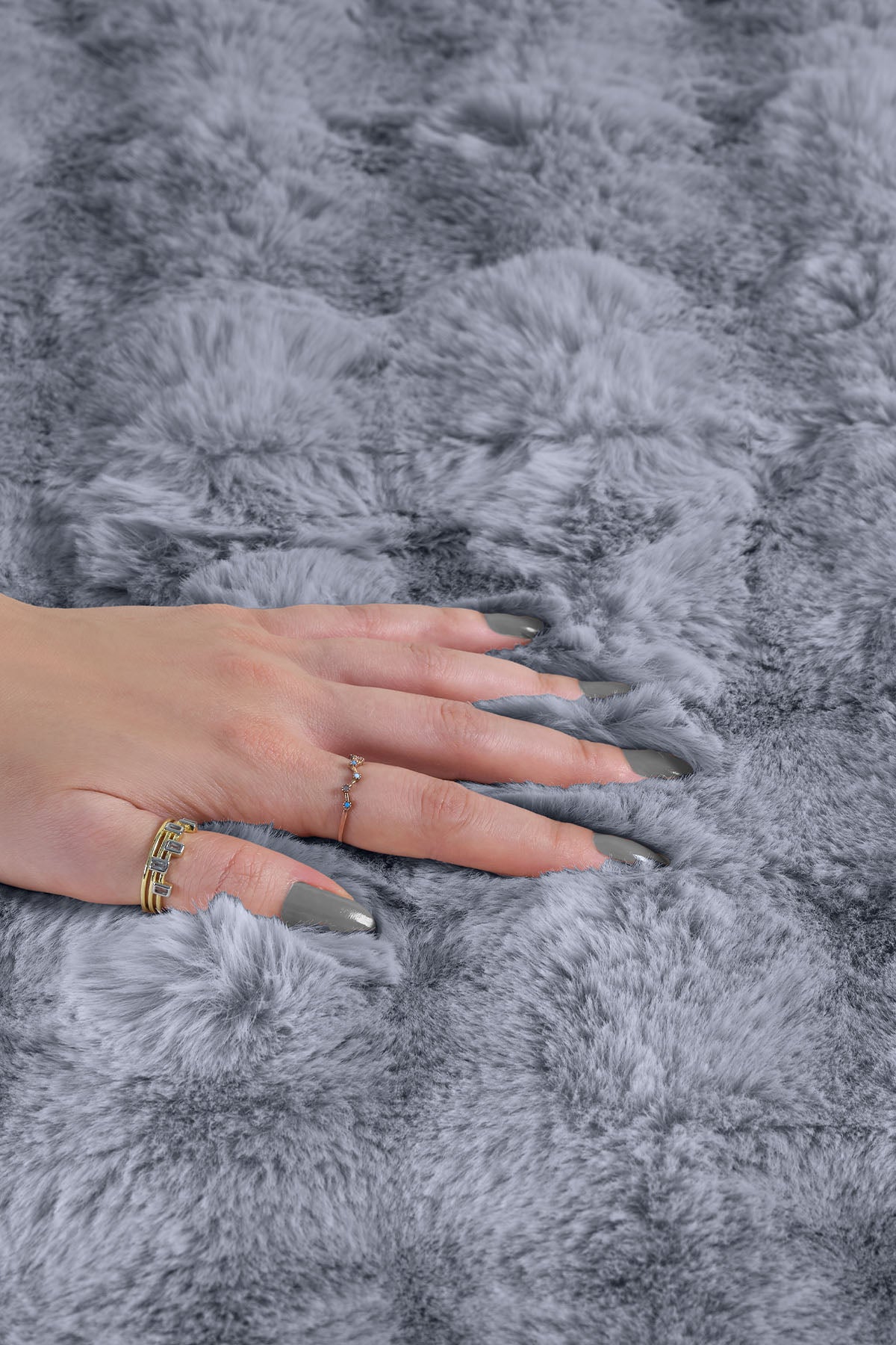 ELART Toffy Paspas Takımı (60x100 cm) Gri