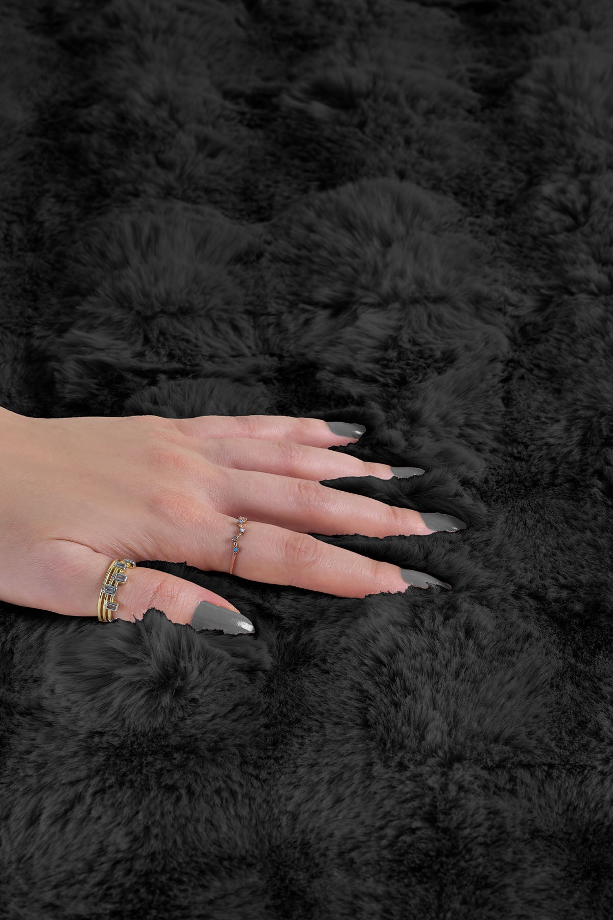 ELART Toffy Paspas Takımı (60x100 cm) Antrasit