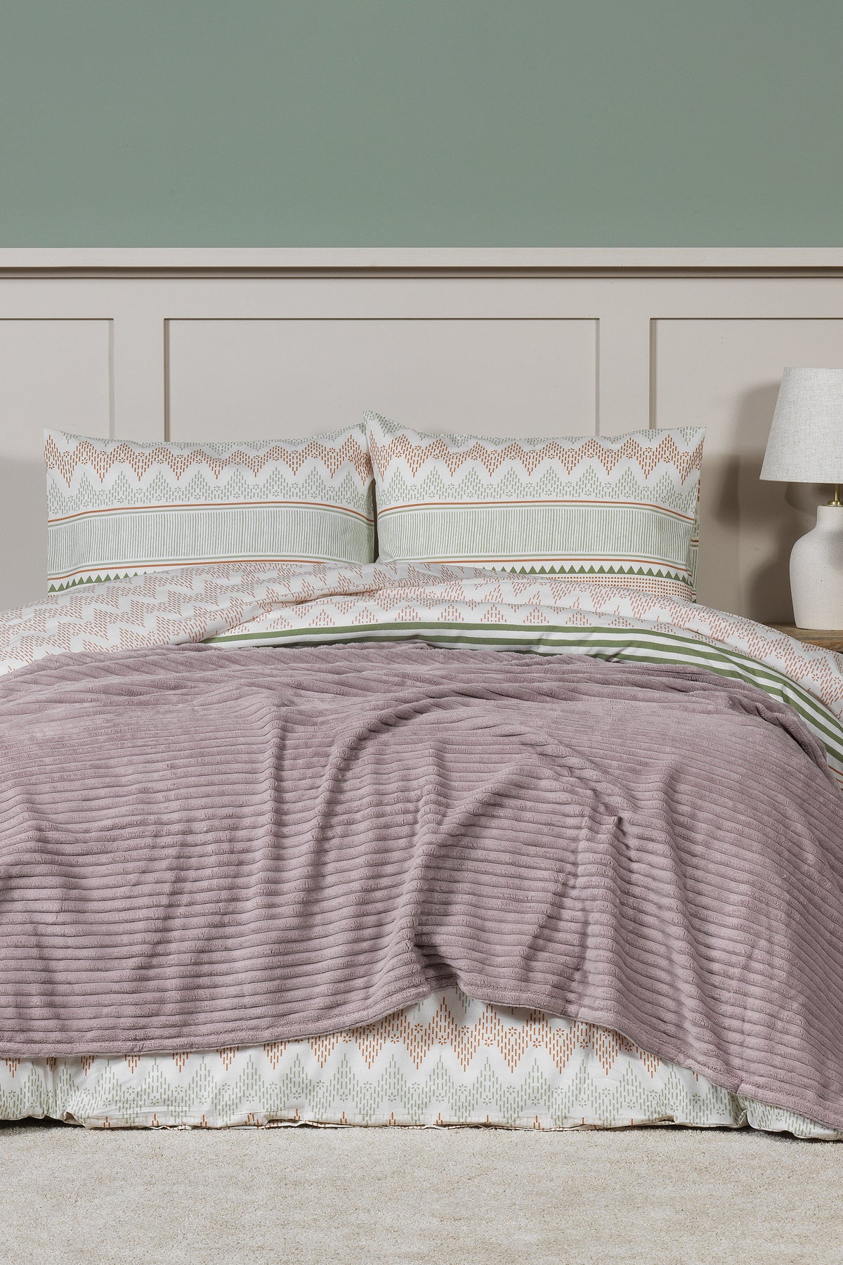 ELART Anna Battaniye Çift Kişilik Wellsoft (180x220 cm) Gülkurusu