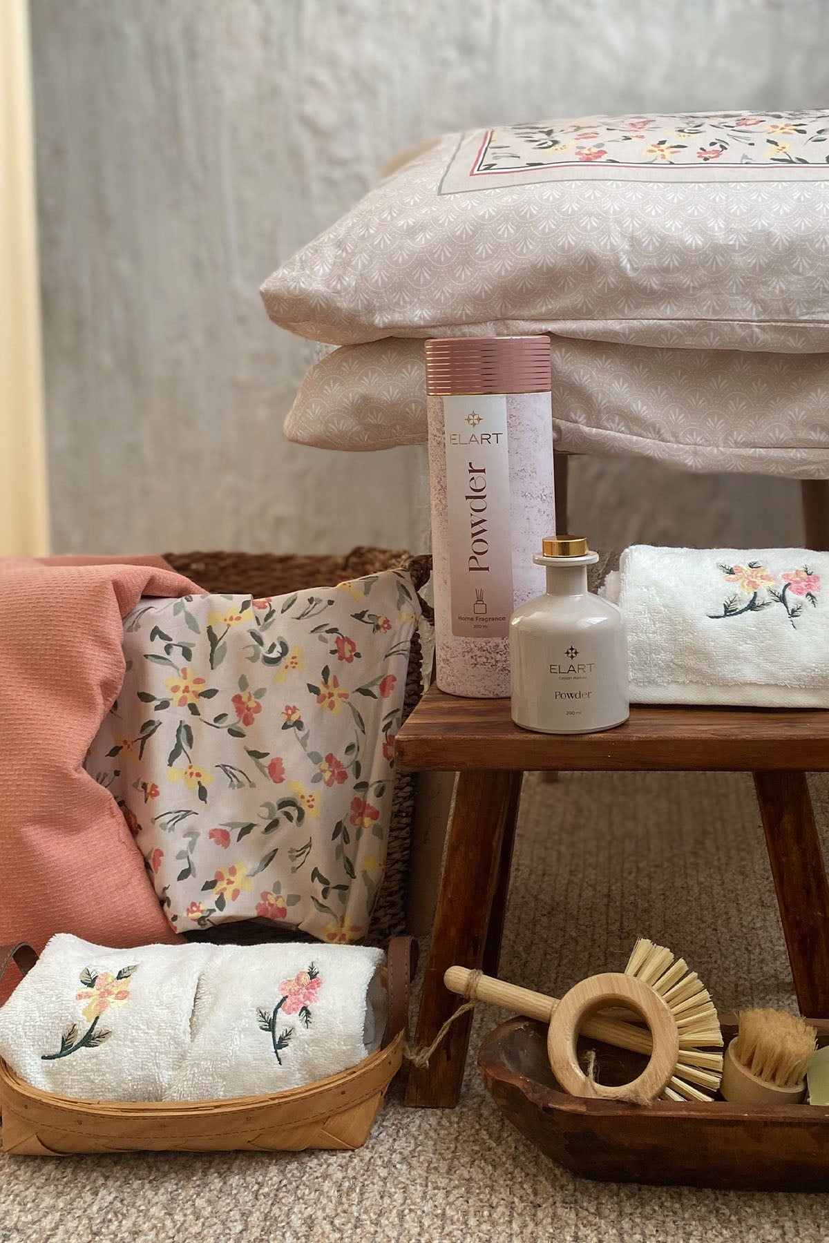 ELART Angel 8 Parça Pike ve Havlu Seti