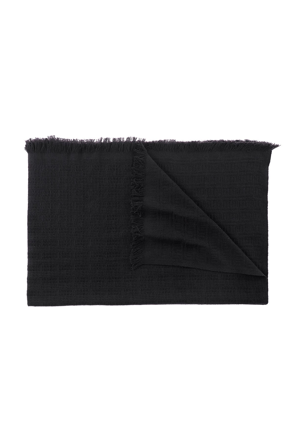 ELART Carlo Koltuk Örtüsü Koltuk Şalı Siyah (170x200cm)