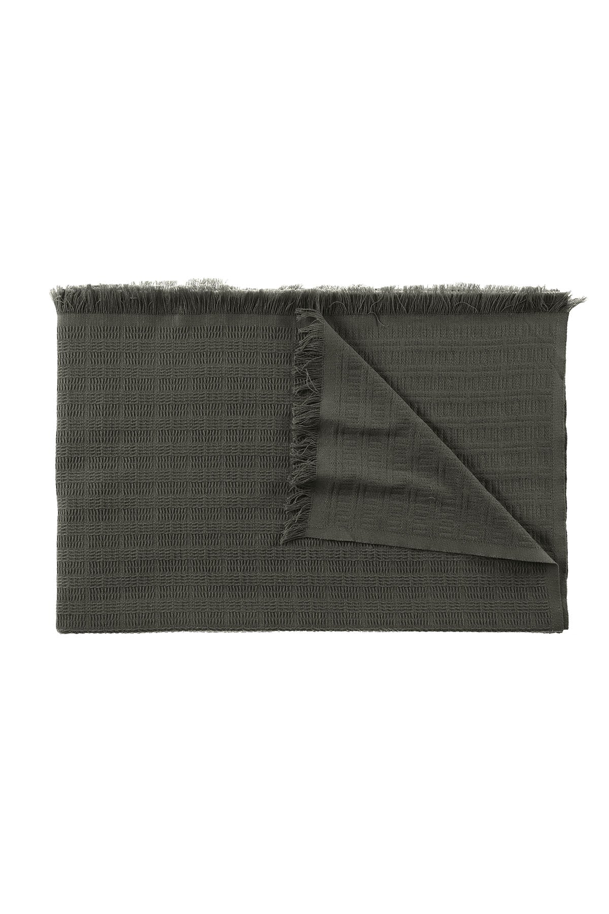 ELART Carlo Koltuk Örtüsü Koltuk Şalı Haki (170x200cm)