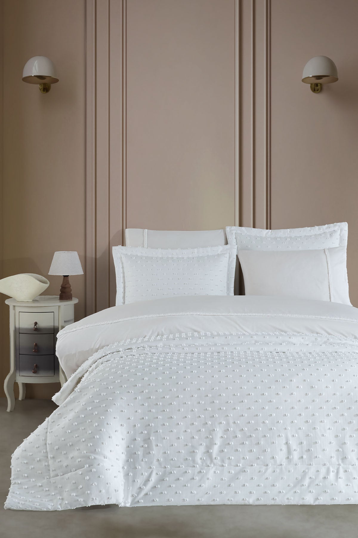 ELART Nora Çeyiz Paketi 14 Parça Krem