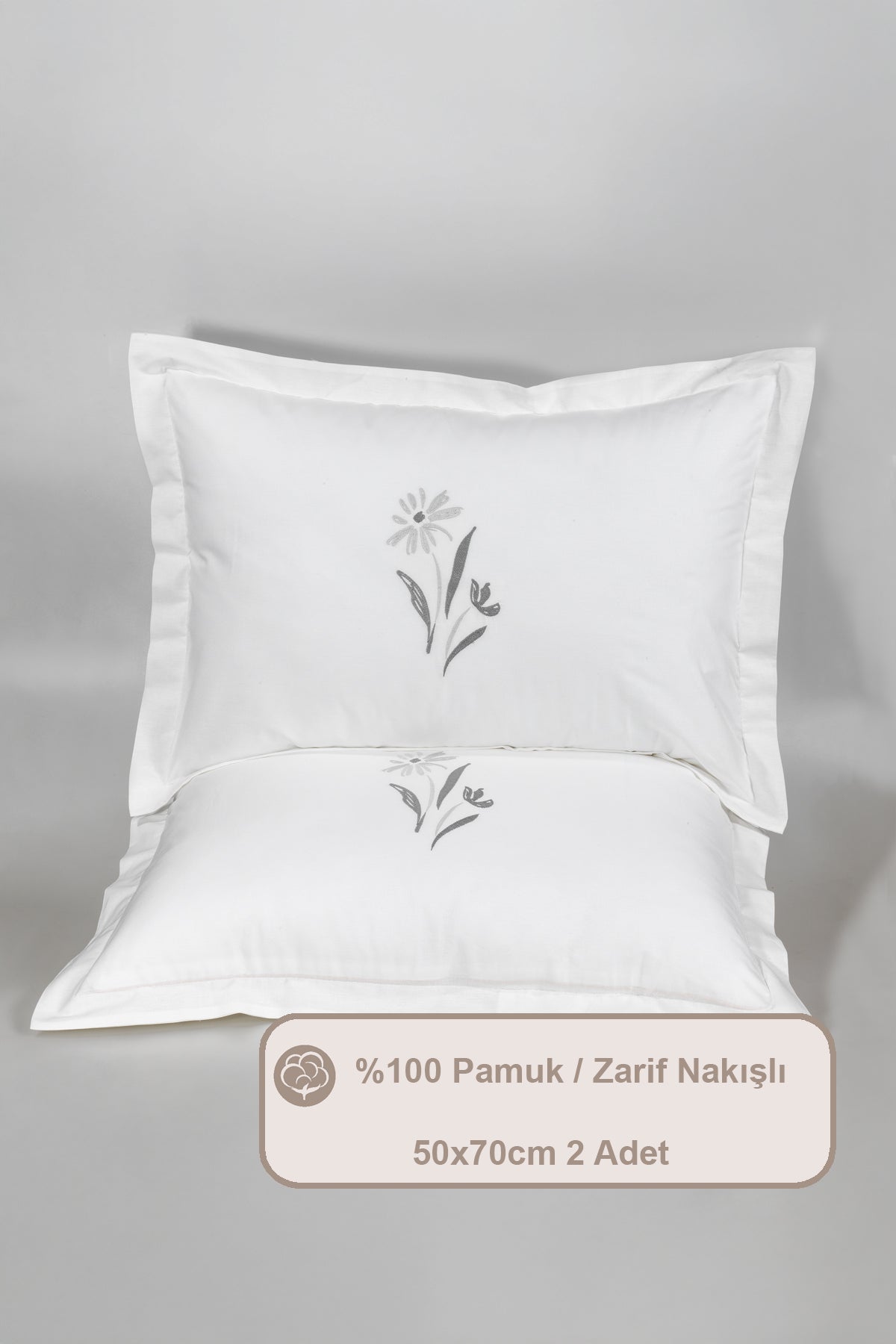 ELART Sunrise Yastık Kılıfı %100 Pamuk 2 Adet (50x70 cm) Yeşil