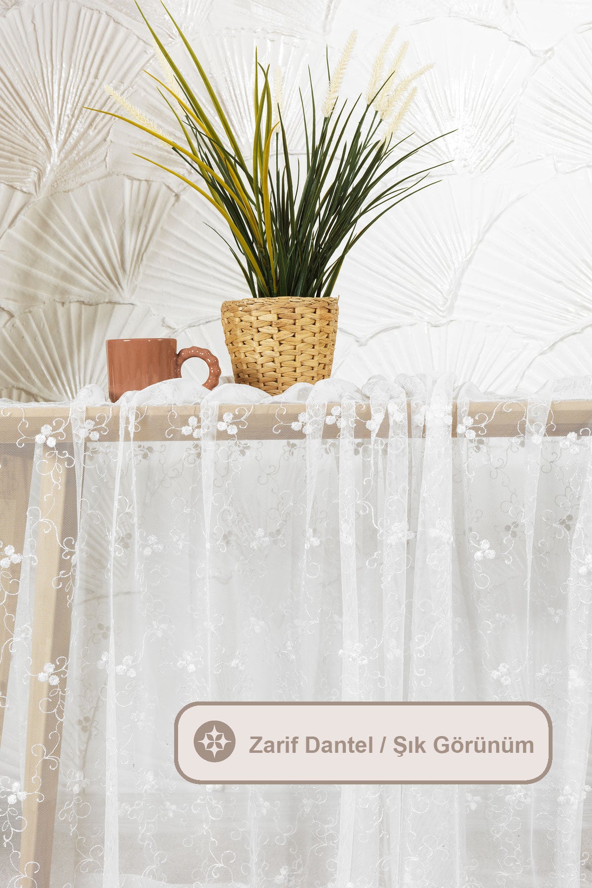 ELART Masal Masa Örtüsü (150x230 cm) Krem