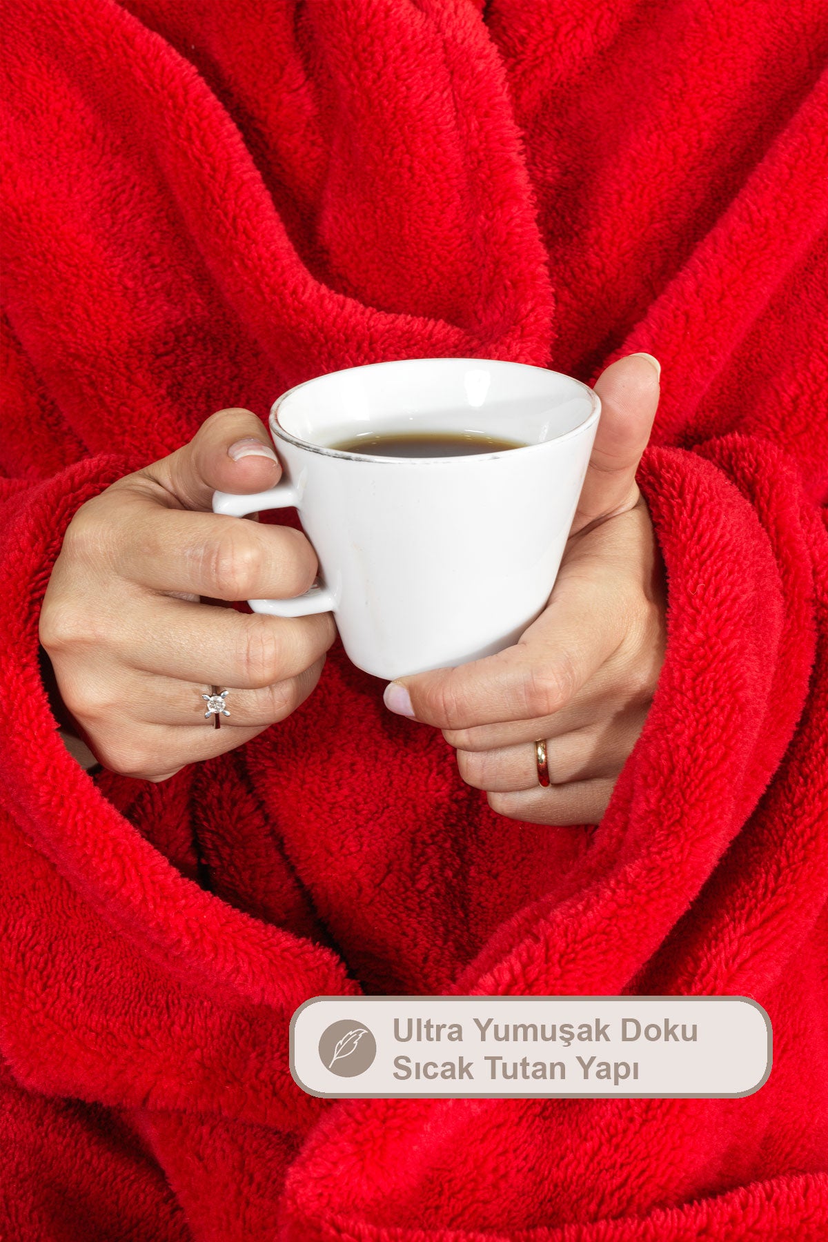 ELART Enjoy Wellsoft TV Battaniyesi (100x170 cm) Kırmızı