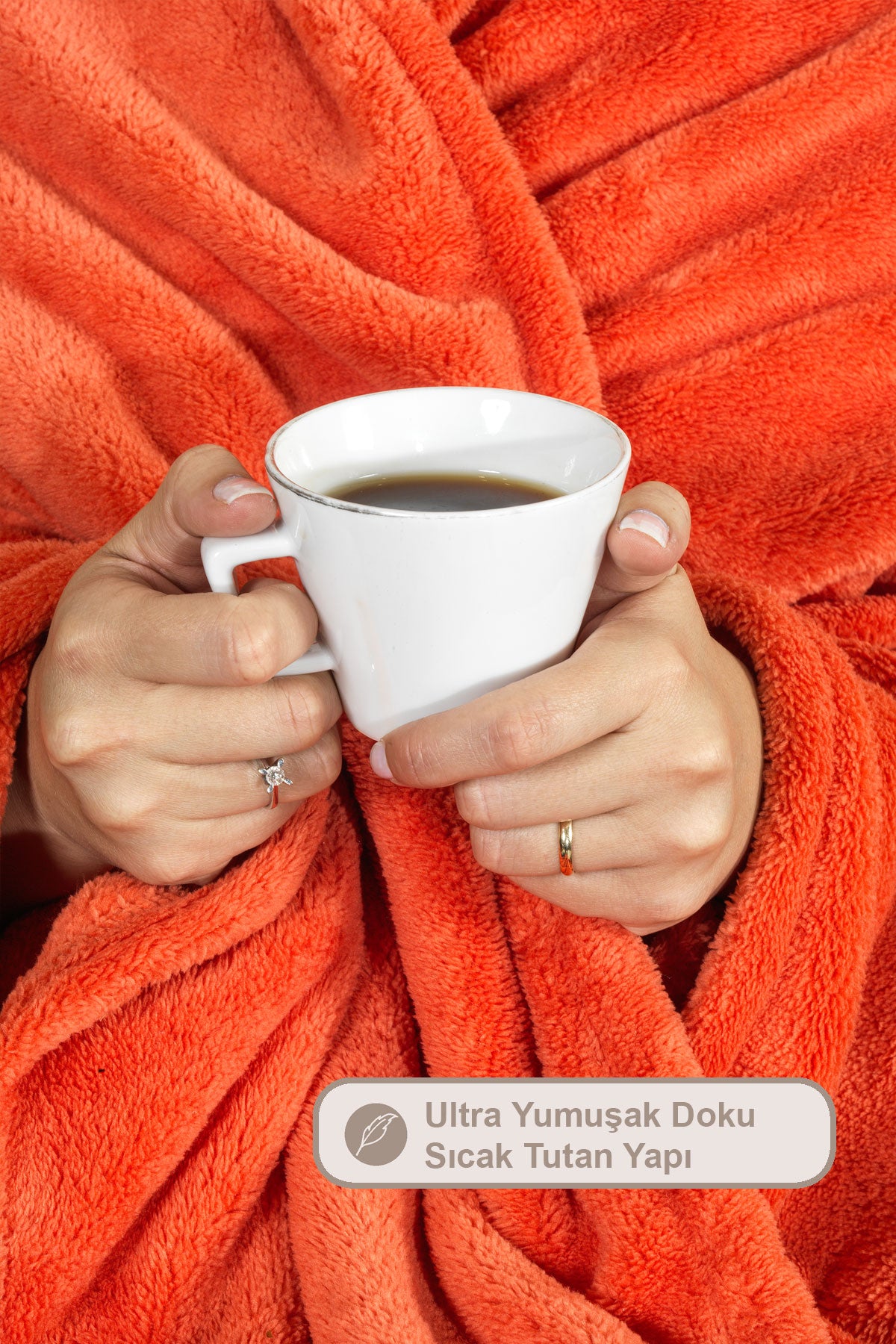 ELART Enjoy Wellsoft TV Battaniyesi (100x170 cm) Kiremit