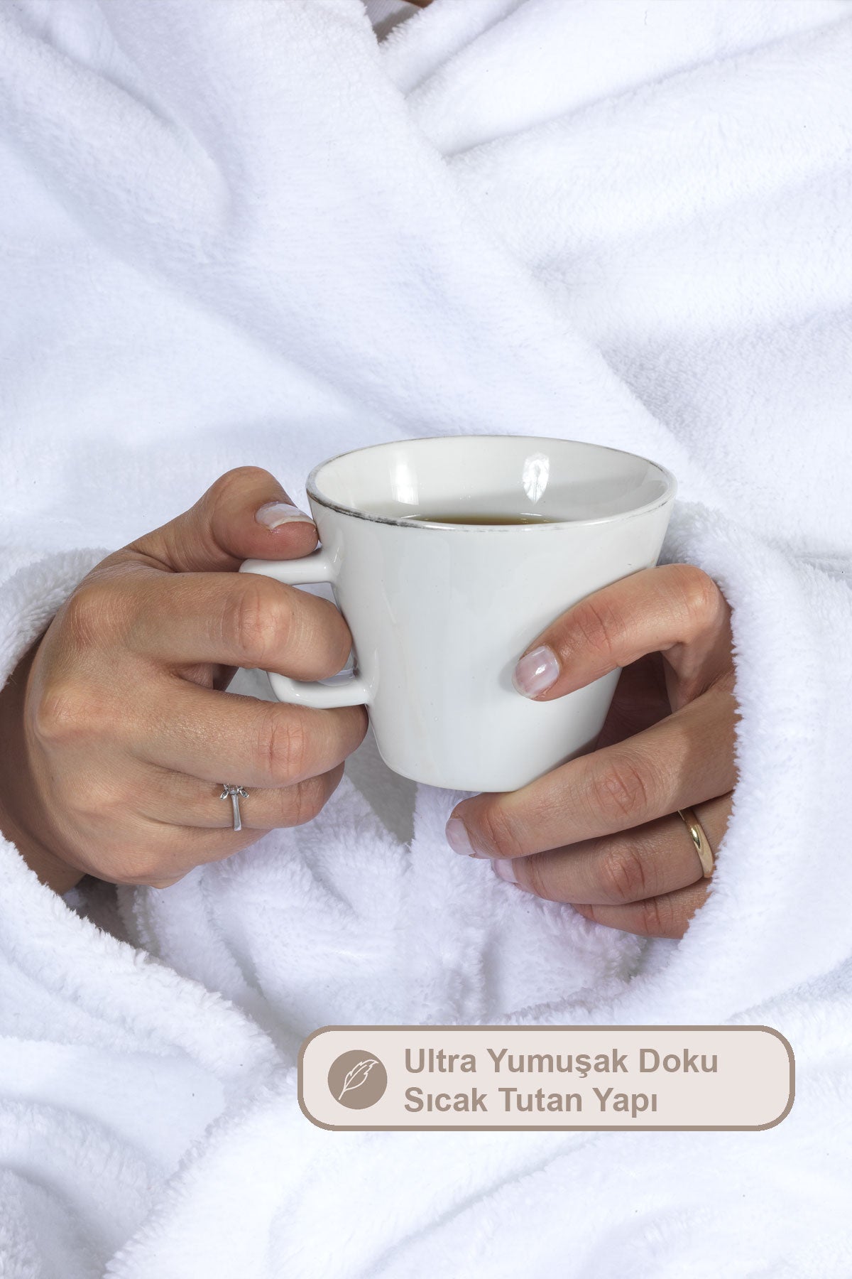 ELART Enjoy Wellsoft TV Battaniyesi (100x170 cm) Beyaz