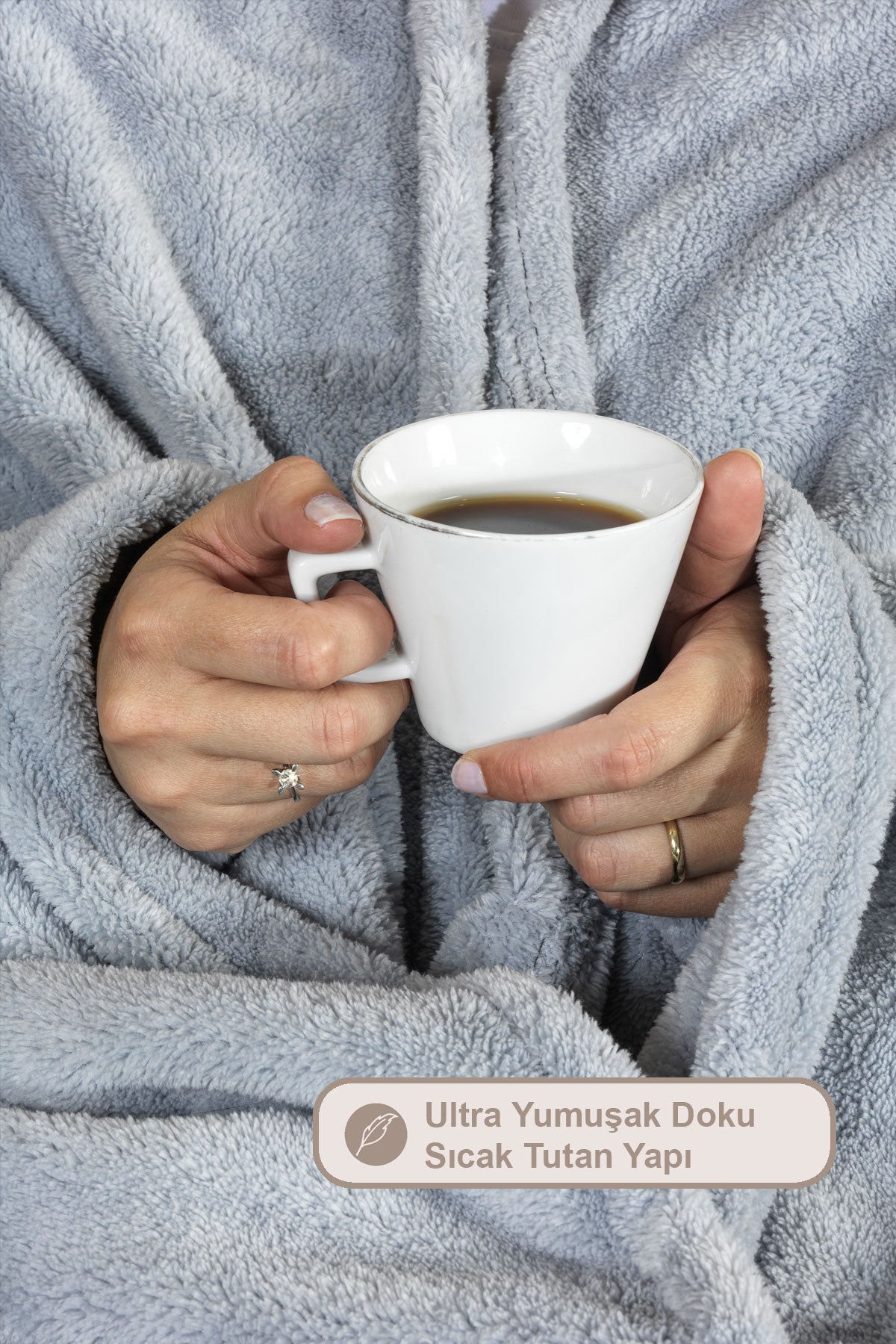 ELART Enjoy Wellsoft TV Battaniyesi (100x170 cm) Gri