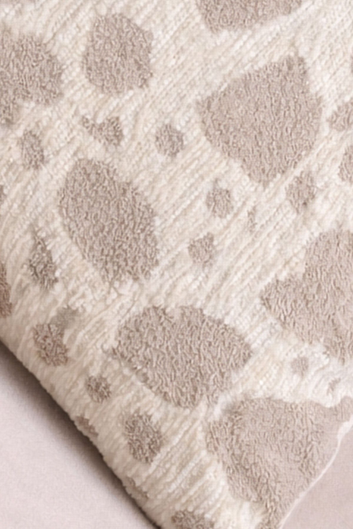 ELART Bloom Kırlent Kılıfı Jakar Desen Dekoratif (43x43 cm) Bej