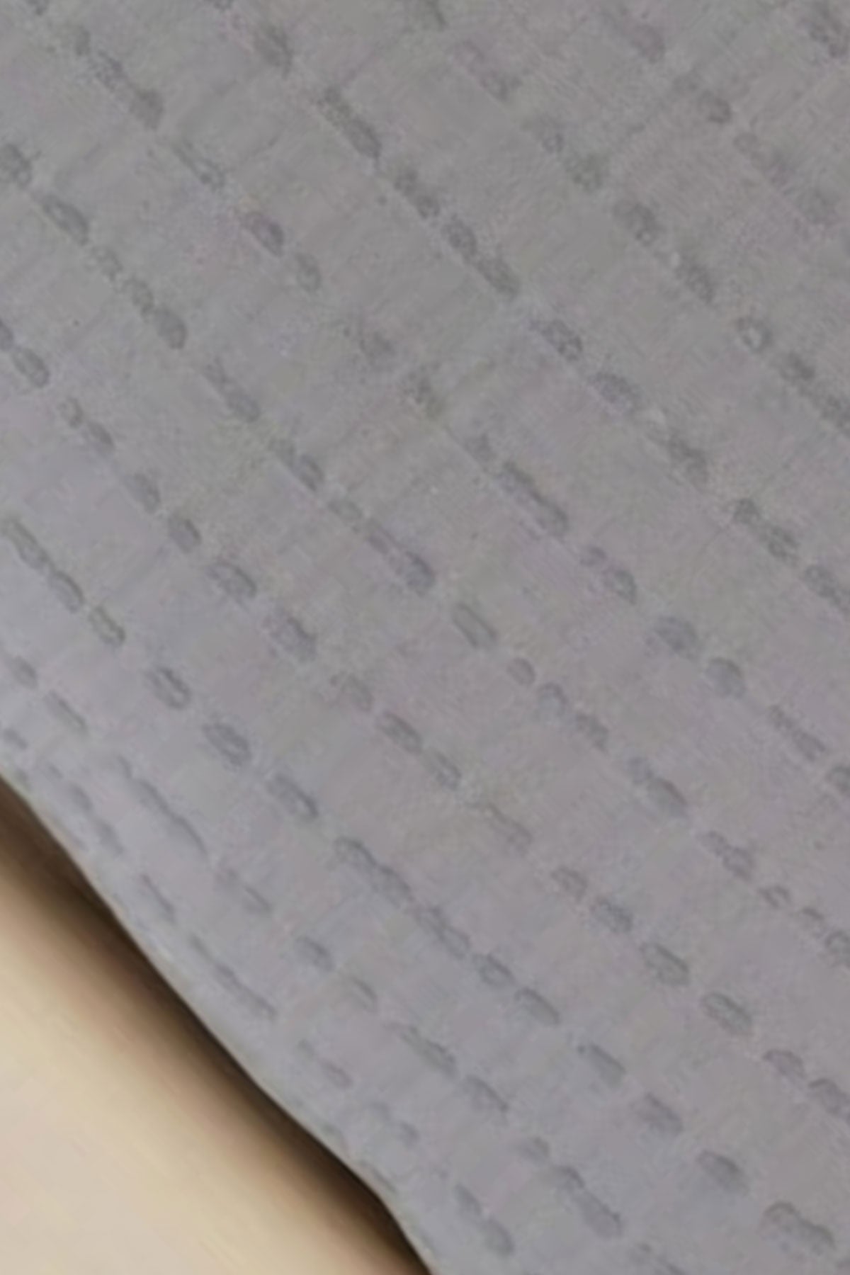 ELART Calm Kırlent Kılıfı Kesme Jakar Dekoraitf (43x43 cm) Gri