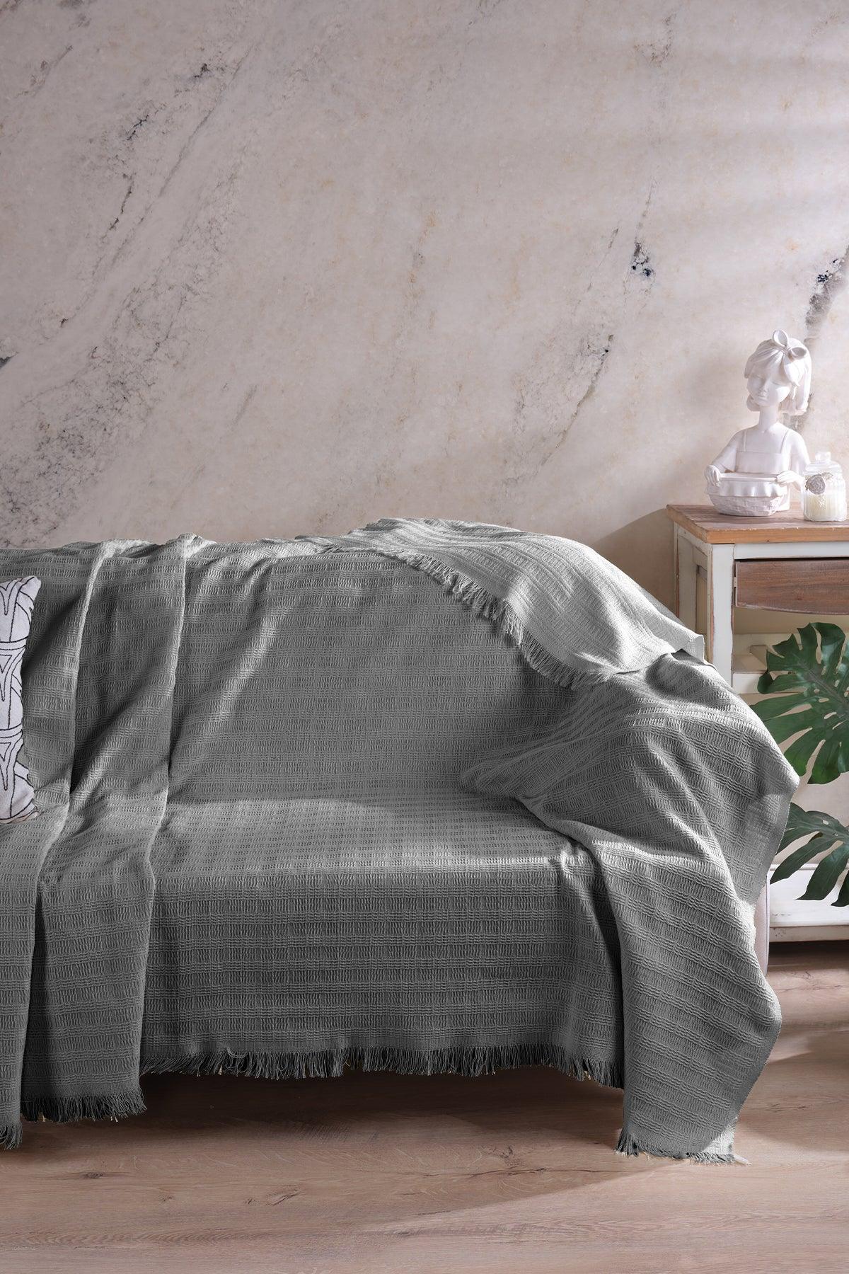 Koltuk Örtüsü Carlo Gri 170x200cm - Elart Home