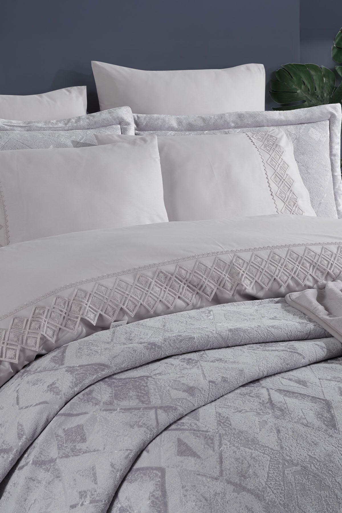 ELART Vanetta Çeyiz Paketi 10 Parça Gri