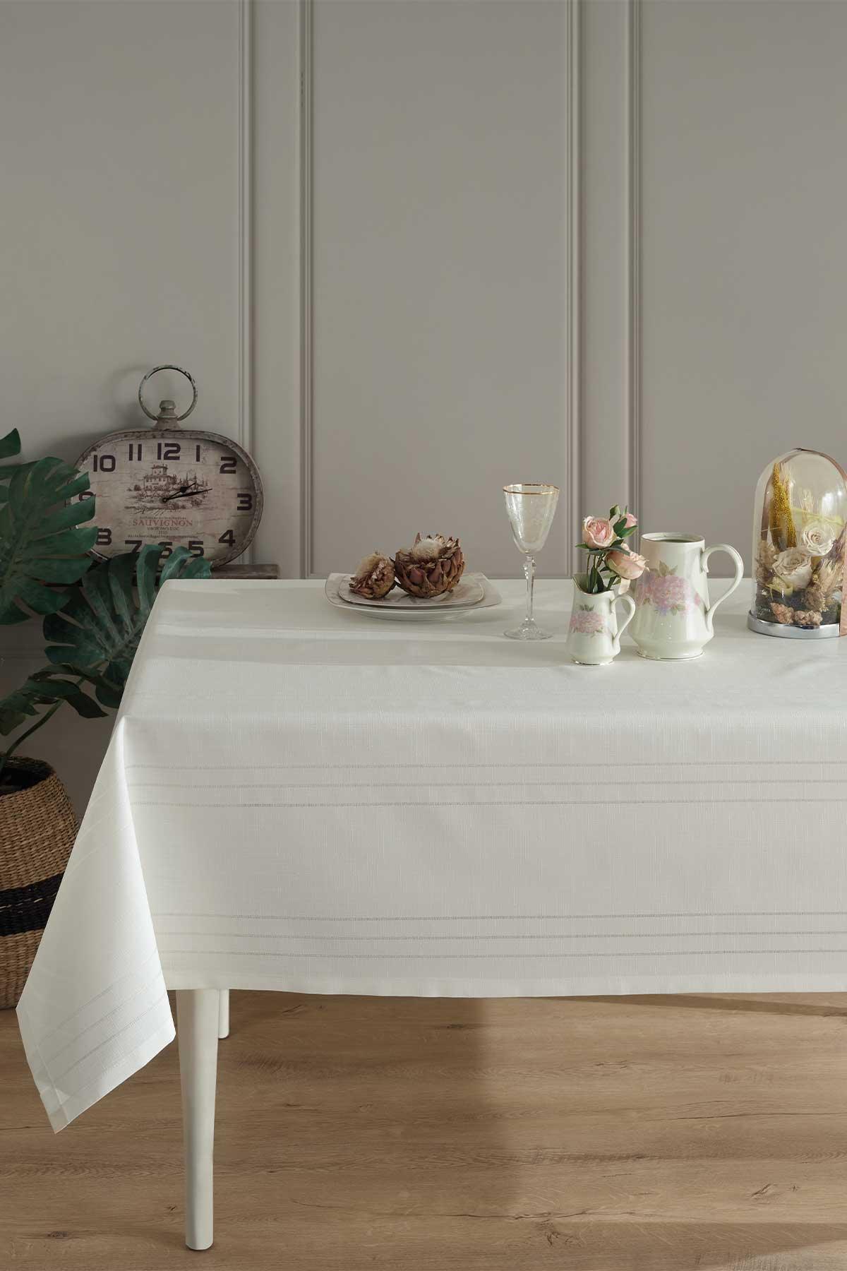 Masa Örtüsü Dertsiz Dream Krem 160x220 CM - Elart Home