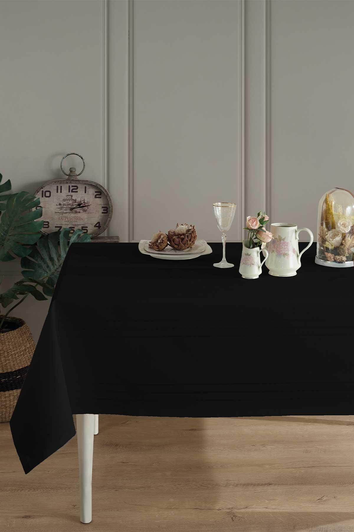Masa Örtüsü Dertsiz Dream Siyah 160x220 CM - Elart Home