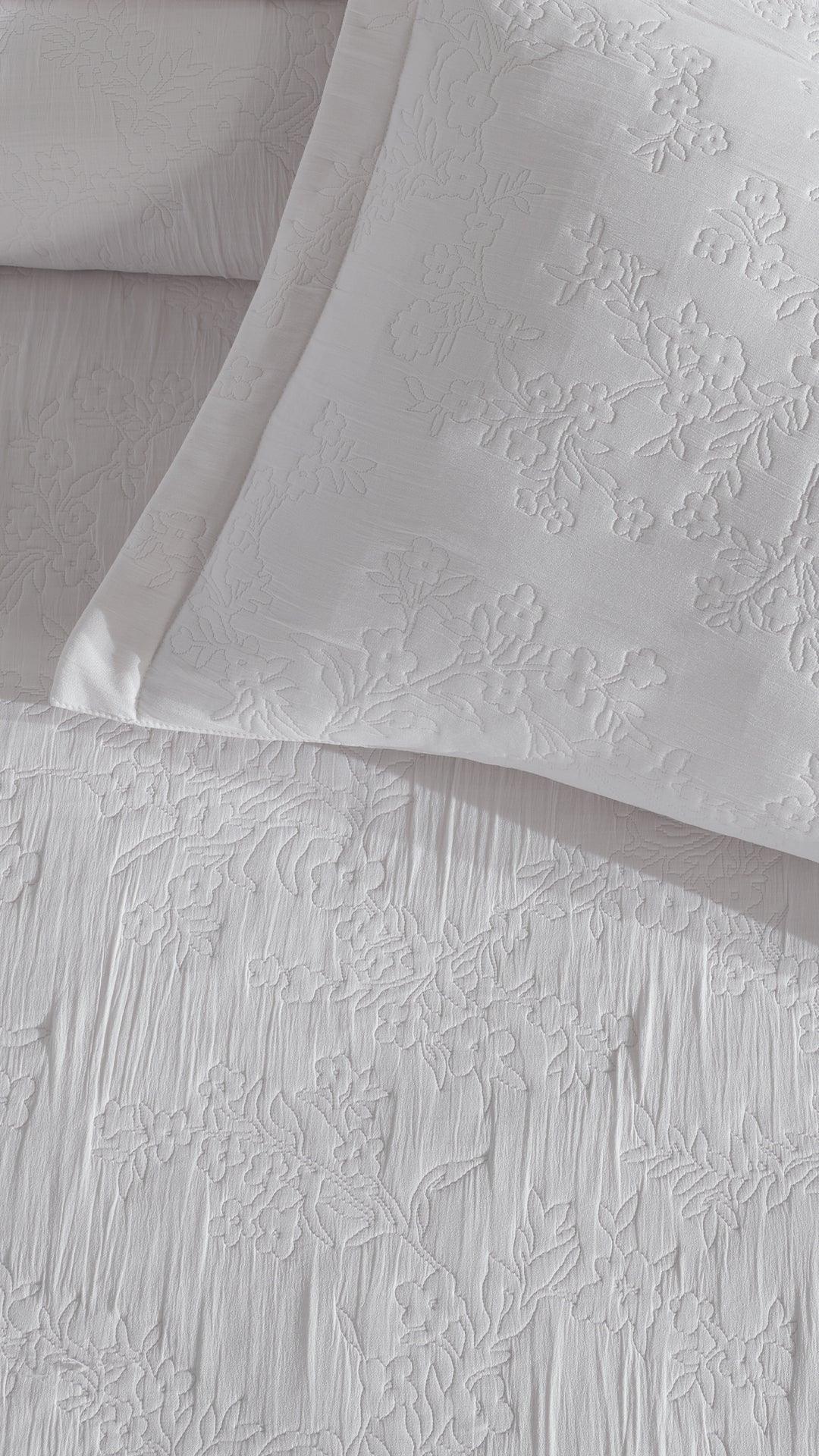 ELART Nice Yatak Örtüsü Çift Kişilik 3 Parça (240x250 cm) Krem