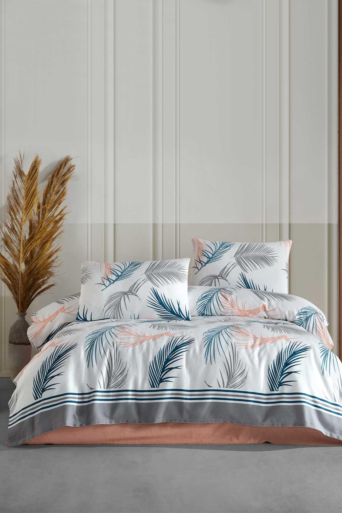 Pamuk Pike Çift Kişilik Helen Pudra - Elart Home