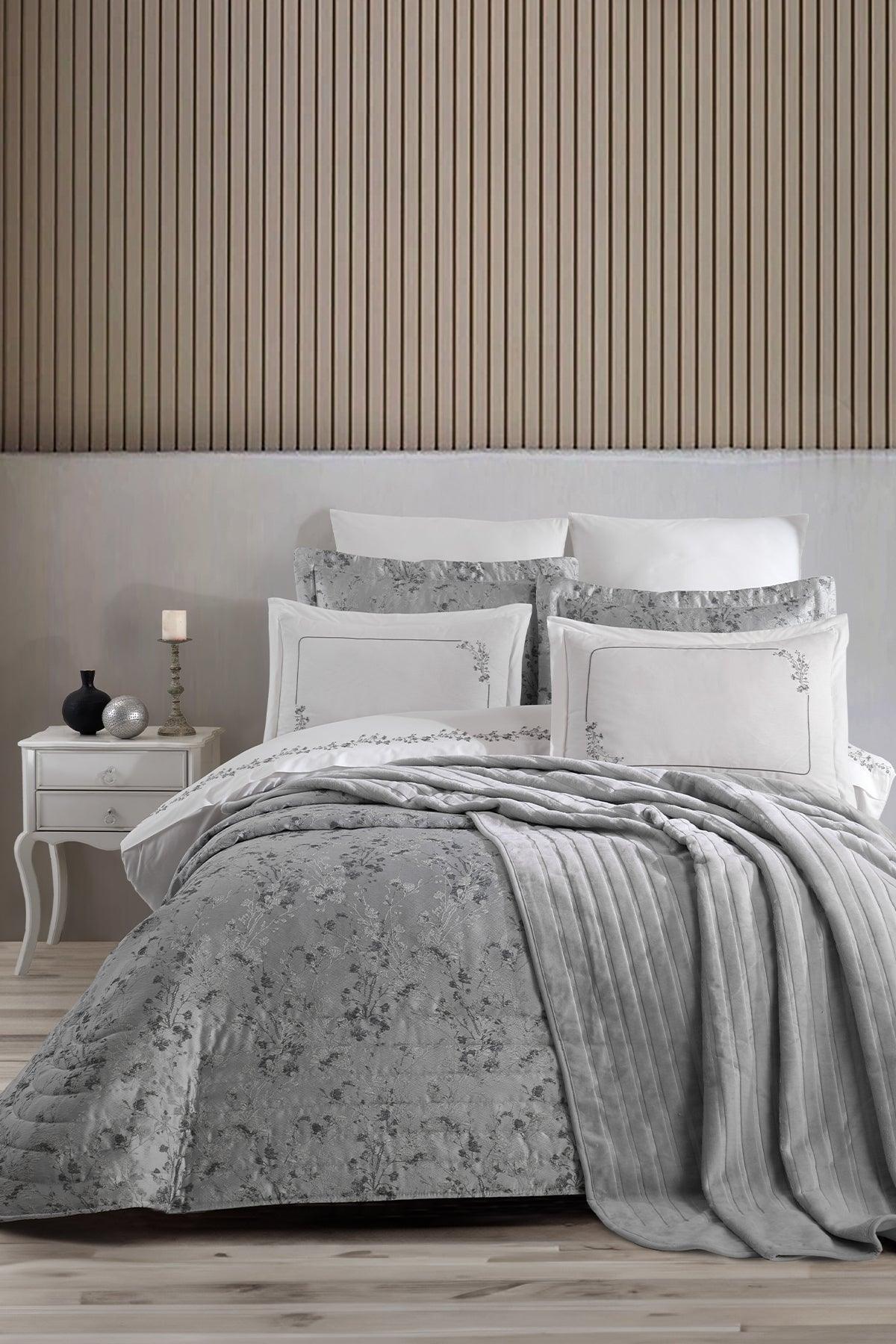 Sakura Çeyiz Paketi 10 Parça Gümüş - Elart Home