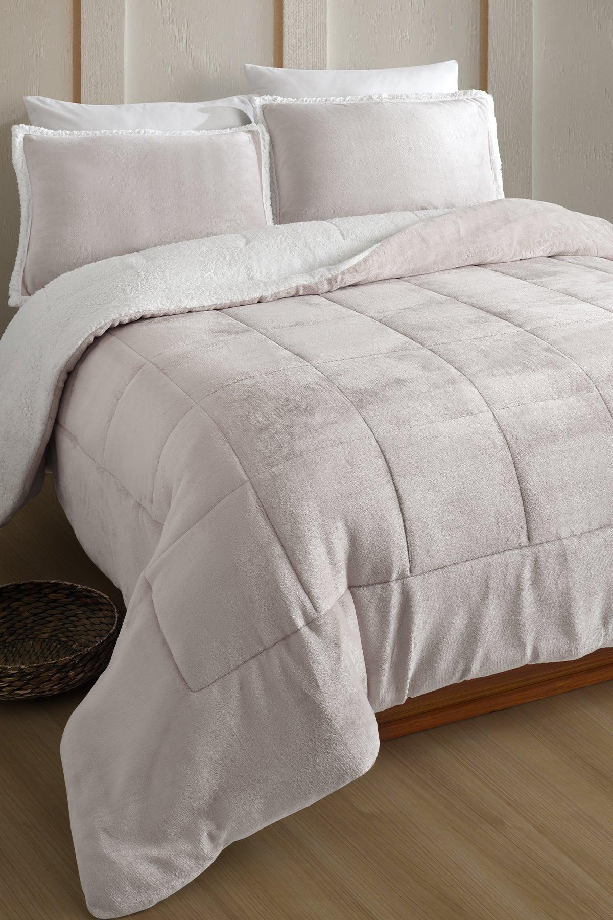 Solid Comfort Set Modern Uyku Seti Tek Kişilik Taş - Elart Home
