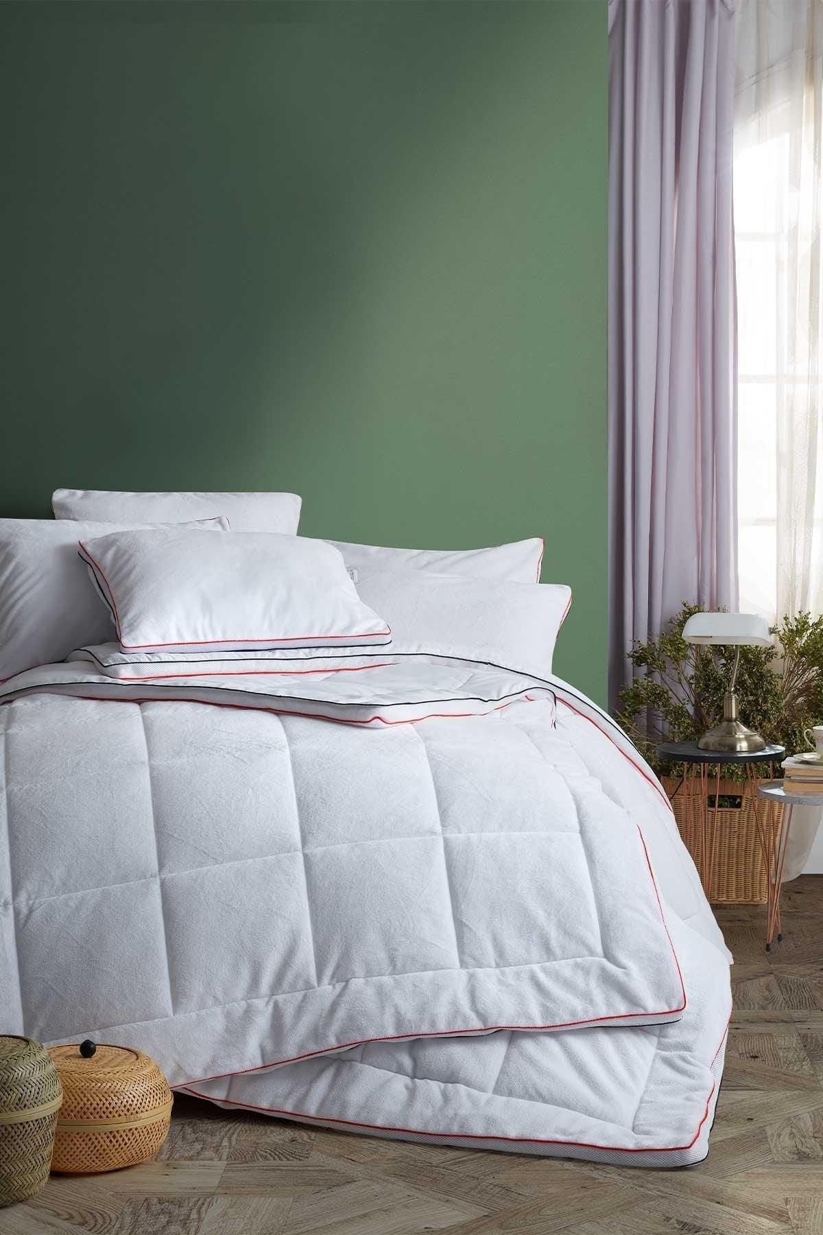 Wellsoft Climate Çift Kişilik Yorgan Saten Biyeli 195x215cm - Elart Home