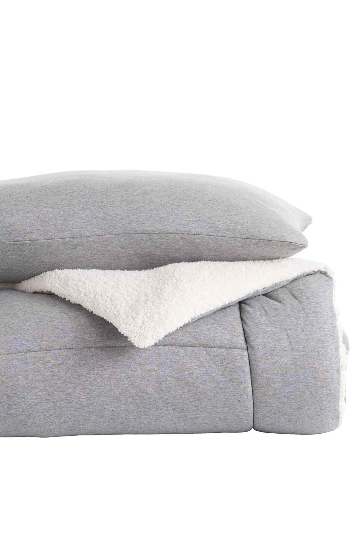 Gray Comfort Set Modern Uyku Seti Çift Kişilik - Elart Home